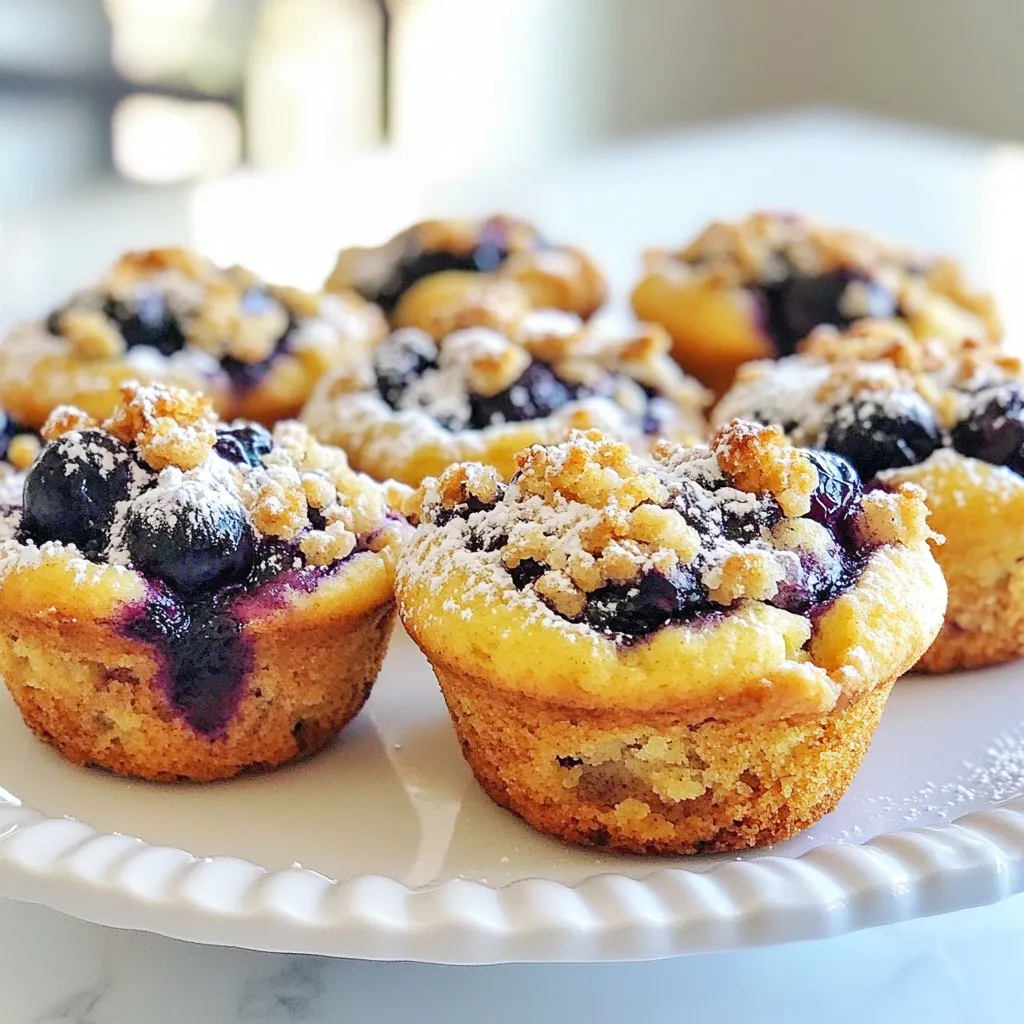 Blueberry Crumble Muffins Delightfully Simple Recipe
