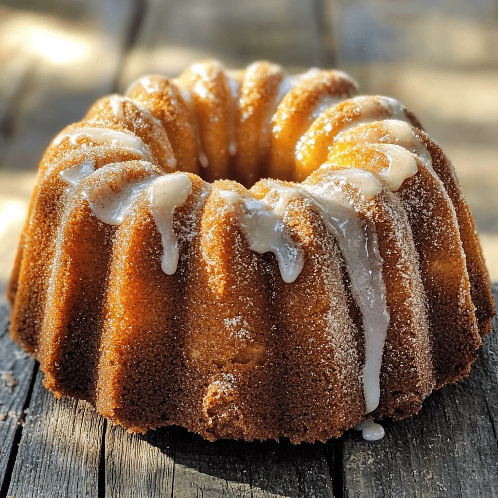 Apple Cider Doughnut Bundt Cake Perfect for Fall