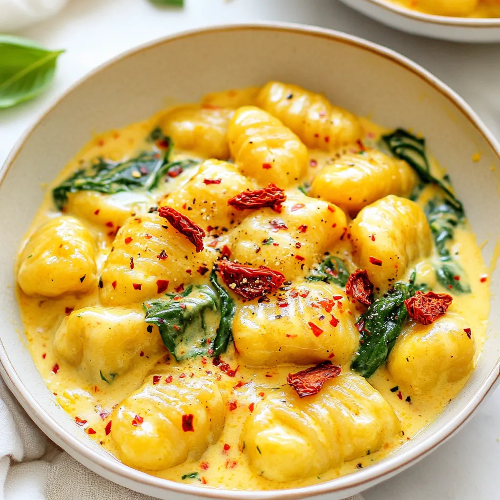 Creamy Sun Dried Tomato Gnocchi Tasty Dinner Recipe