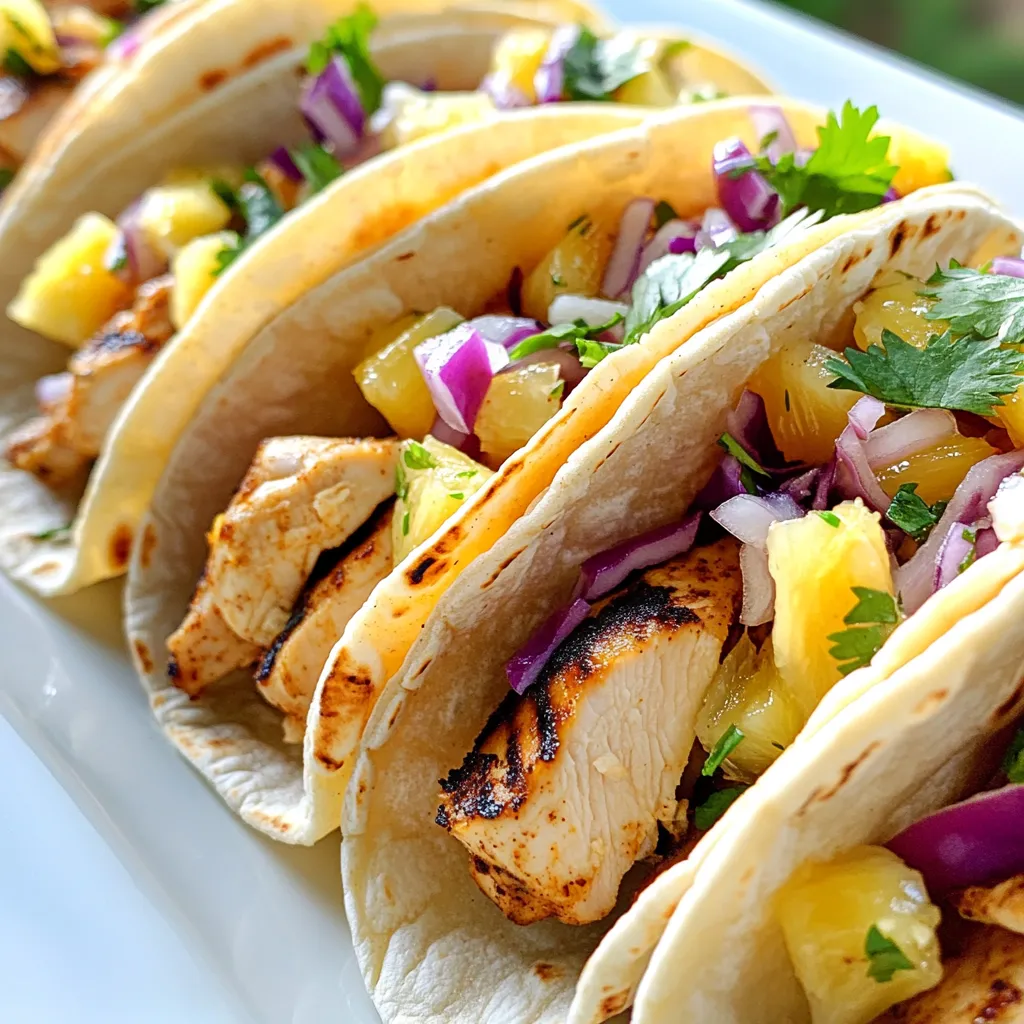 Caribbean Jerk Chicken Tacos Flavorful Fiesta Delight