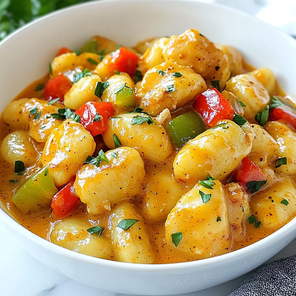 Creamy Cajun Chicken Gnocchi Flavorful Dinner Delight