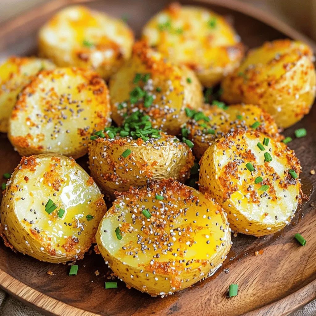 Air Fryer Everything Bagel Potato Bites Crispy Snack
