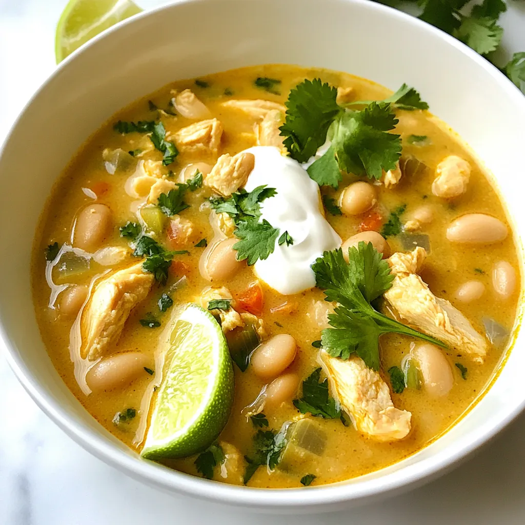 White Bean Chicken Chili Perfectly Spiced Delight