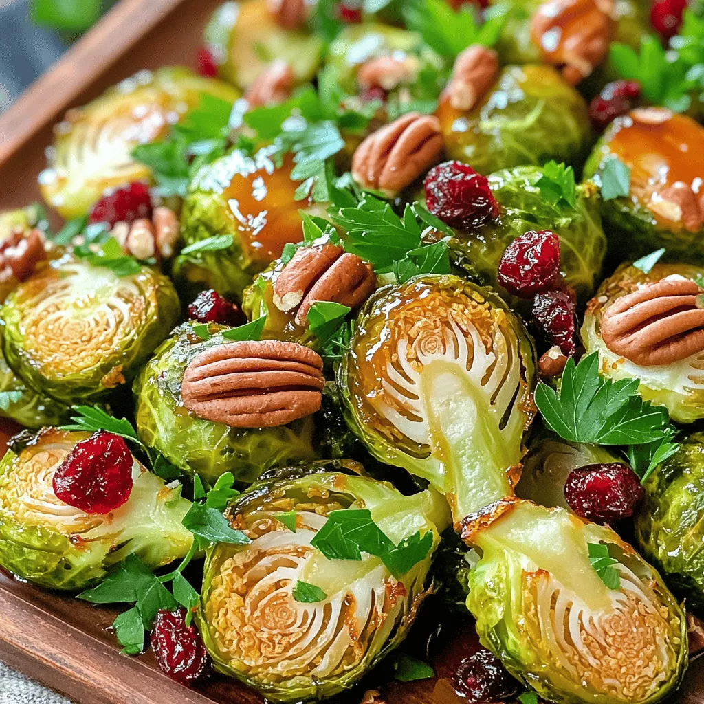 Sheet Pan Maple Glazed Brussels Sprouts Delight