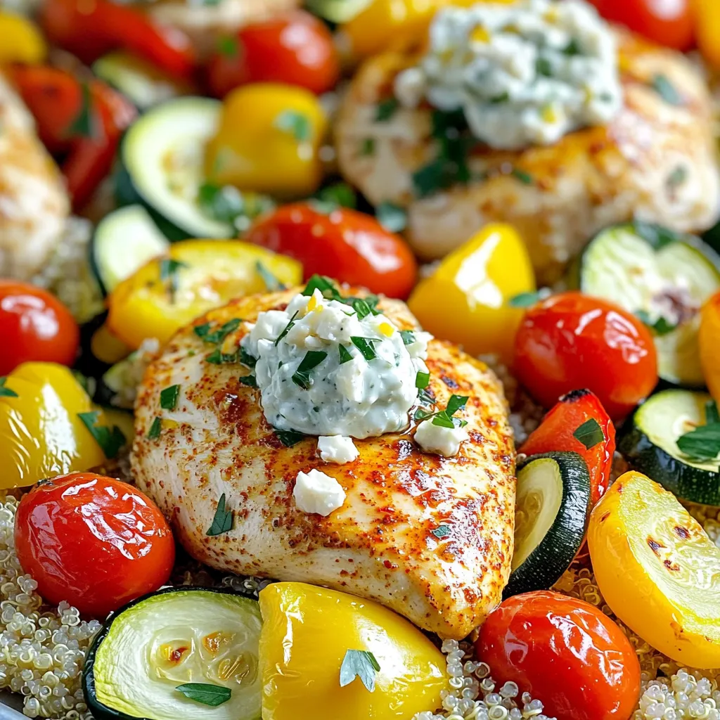 Sheet-Pan Mediterranean Chicken Bowls Flavorful Feast