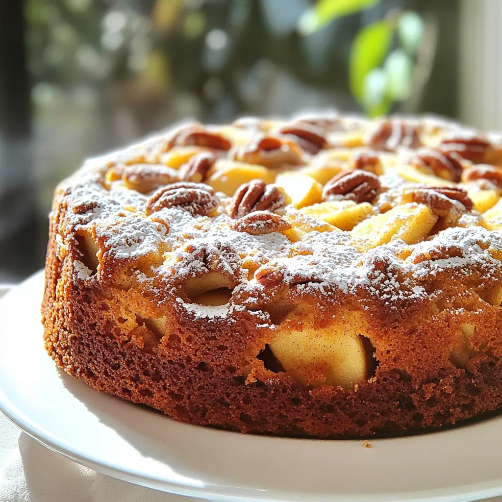 Brown Butter Apple Pecan Pound Cake Delight