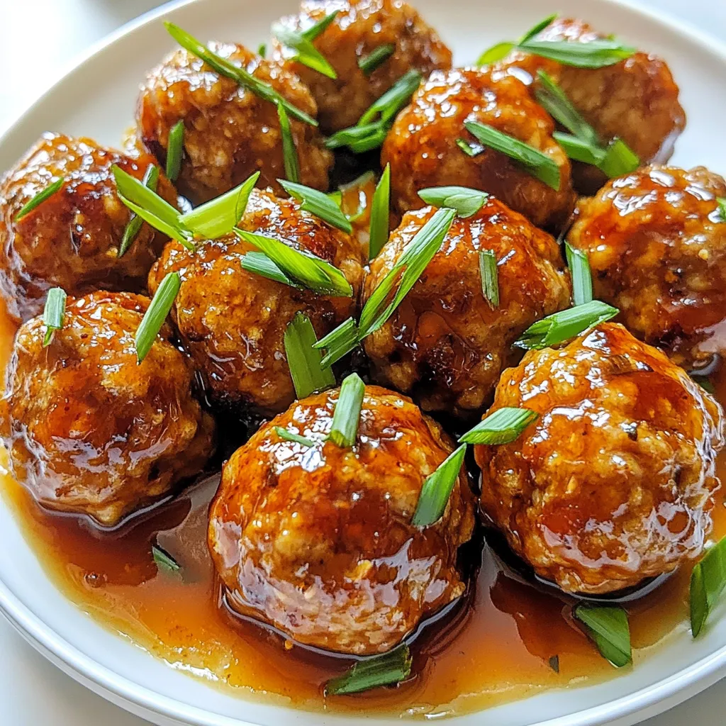 Spicy Honey Garlic Meatballs Flavorful Dinner Delight