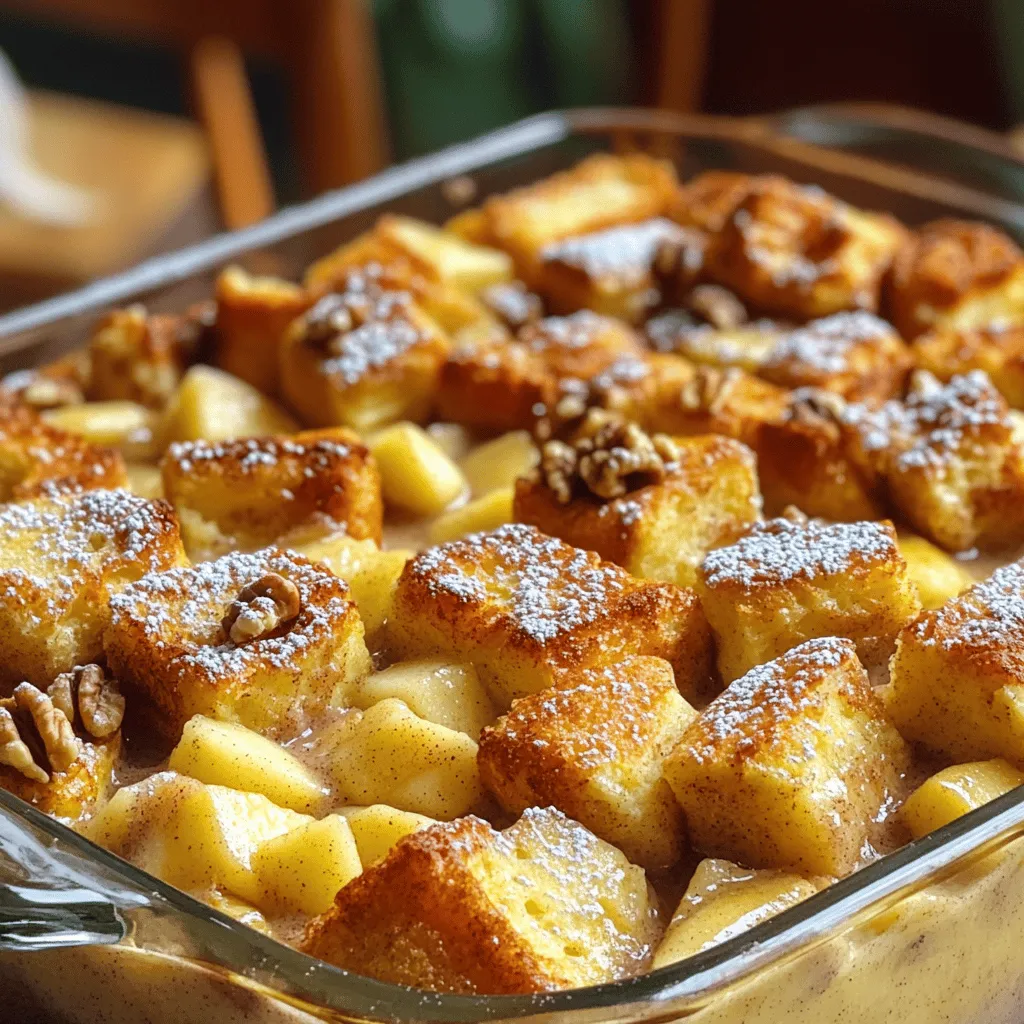 Apple Cinnamon French Toast Casserole Delight