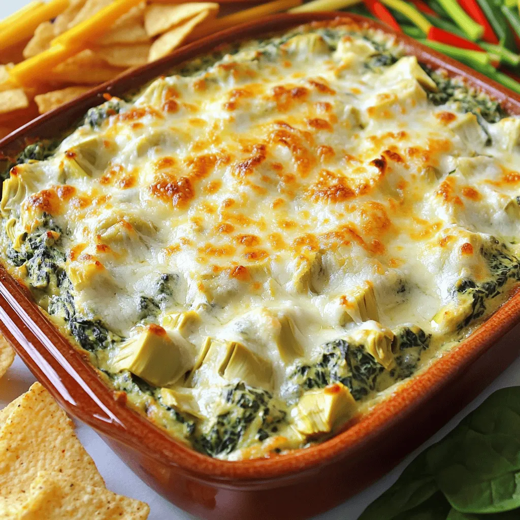 Creamy Spinach Artichoke Dip Irresistibly Tasty Recipe