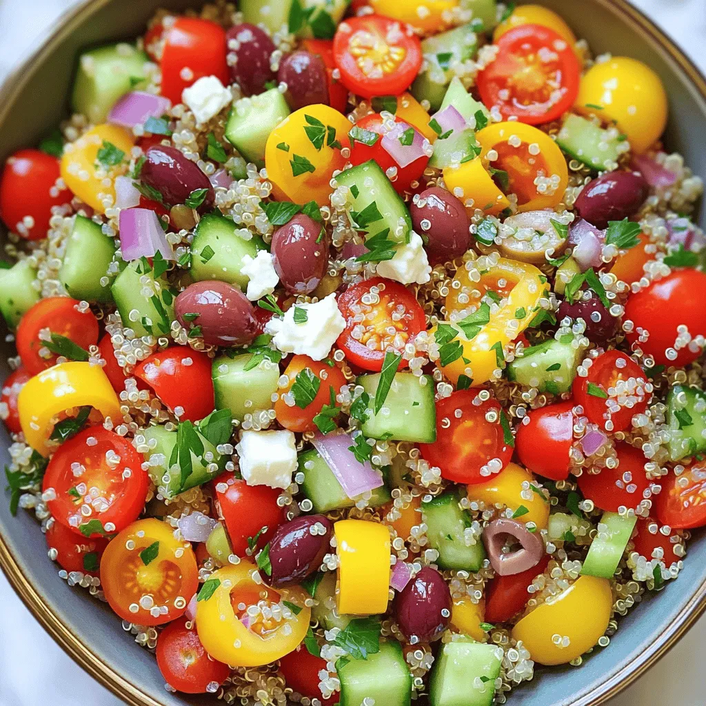 Mediterranean Quinoa Salad Fresh and Healthy Choice