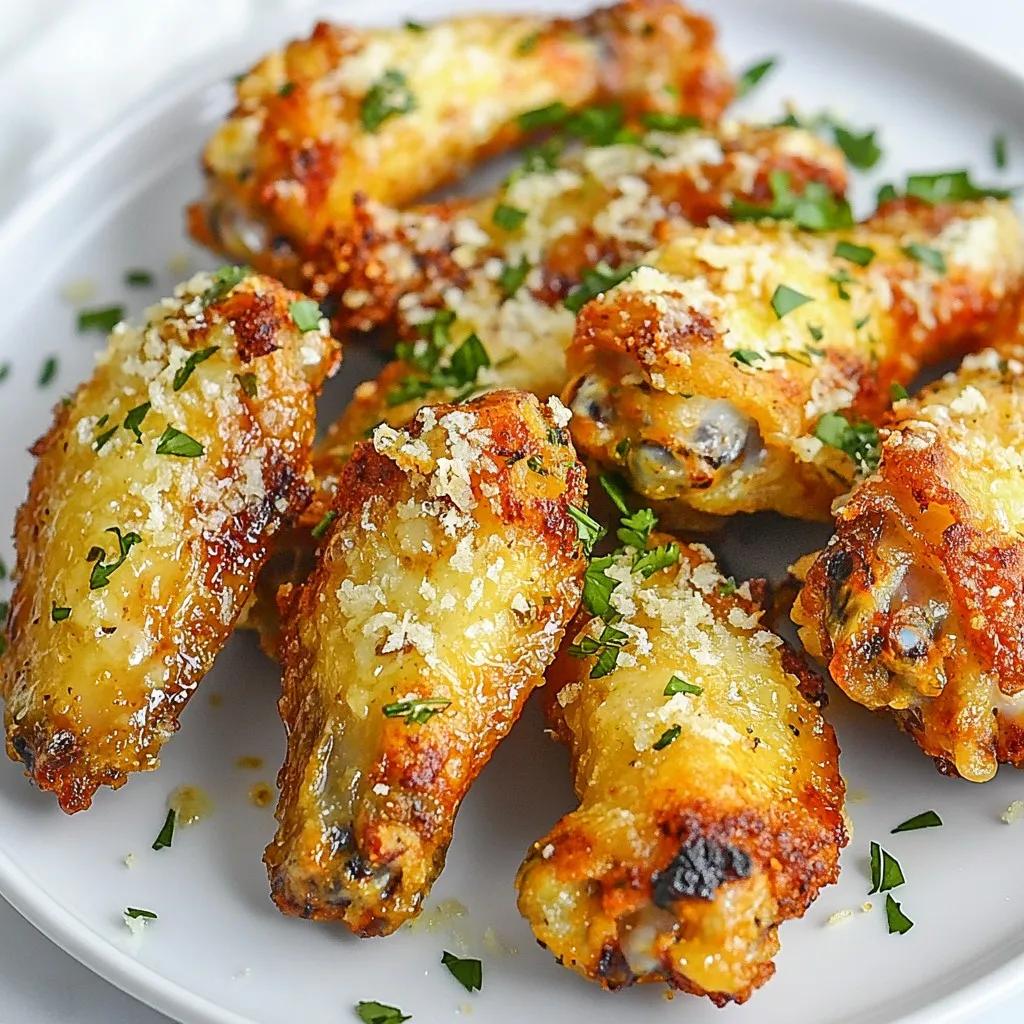 Garlic Parmesan Air Fryer Wings Crispy Delight Tonight