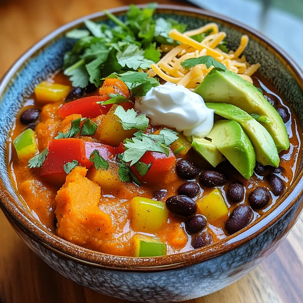 Delicious Pumpkin Chili with Black Beans Slow Cooker