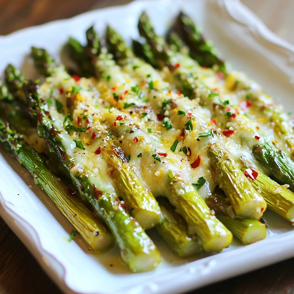 Roasted Garlic Parmesan Asparagus Flavorful Side Dish