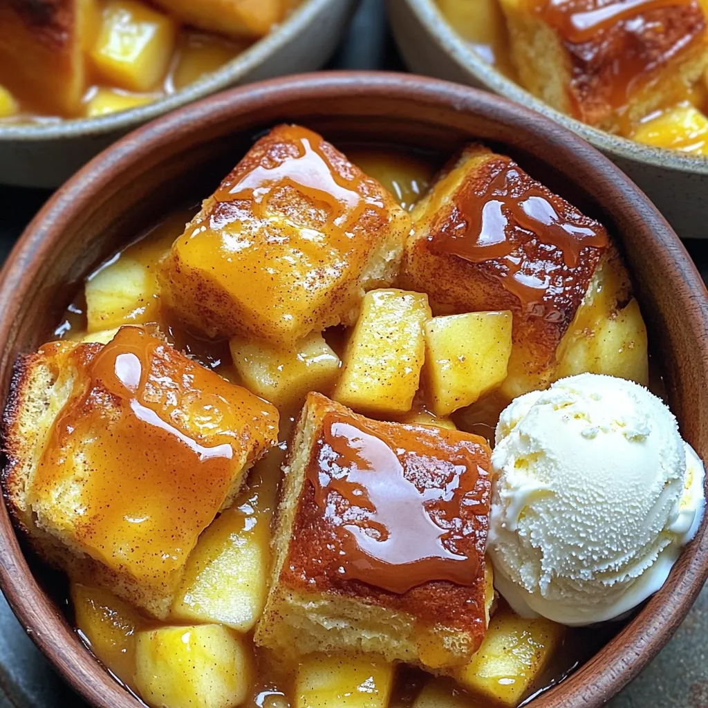 Irresistible Caramel Apple Bread Pudding Recipe