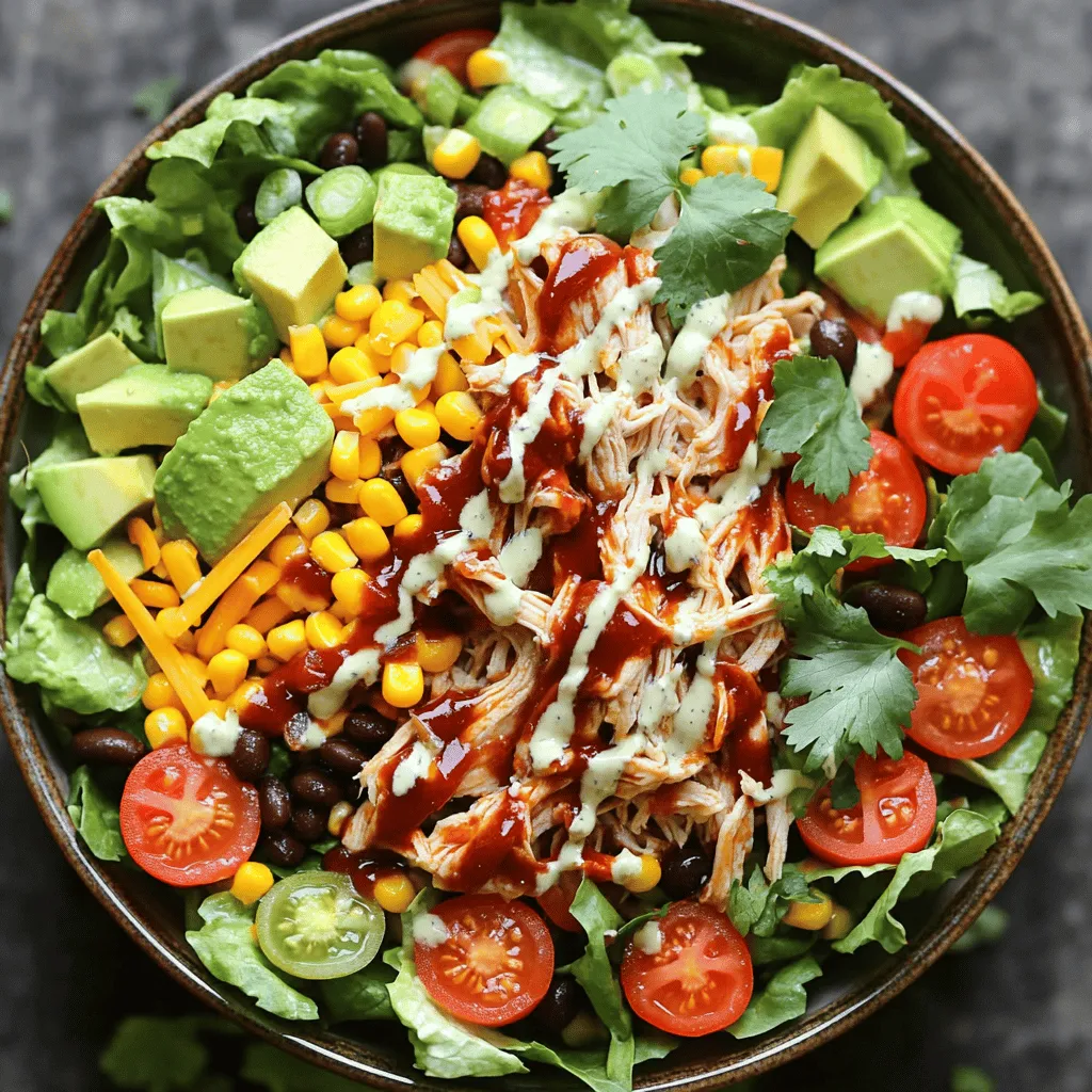 BBQ Ranch Chicken Salad Flavorful and Easy Recipe