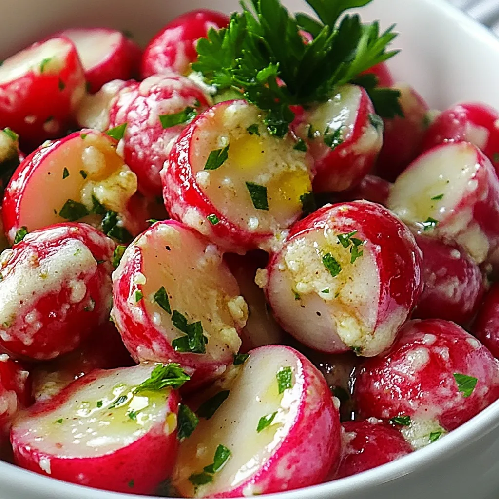 Garlic Parmesan Roasted Radishes Flavorful Side Dish