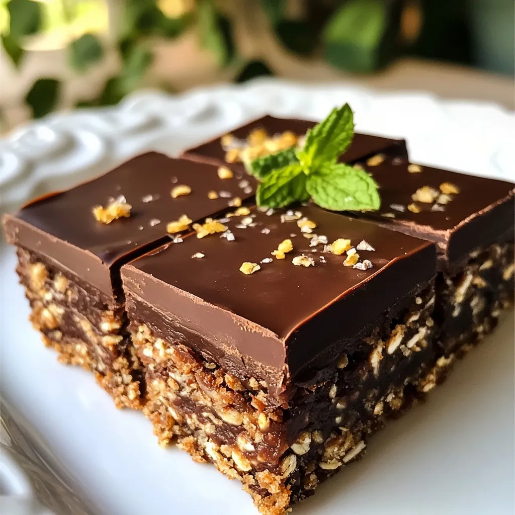 No-Bake Chocolate Mint Bars Easy and Tasty Treat