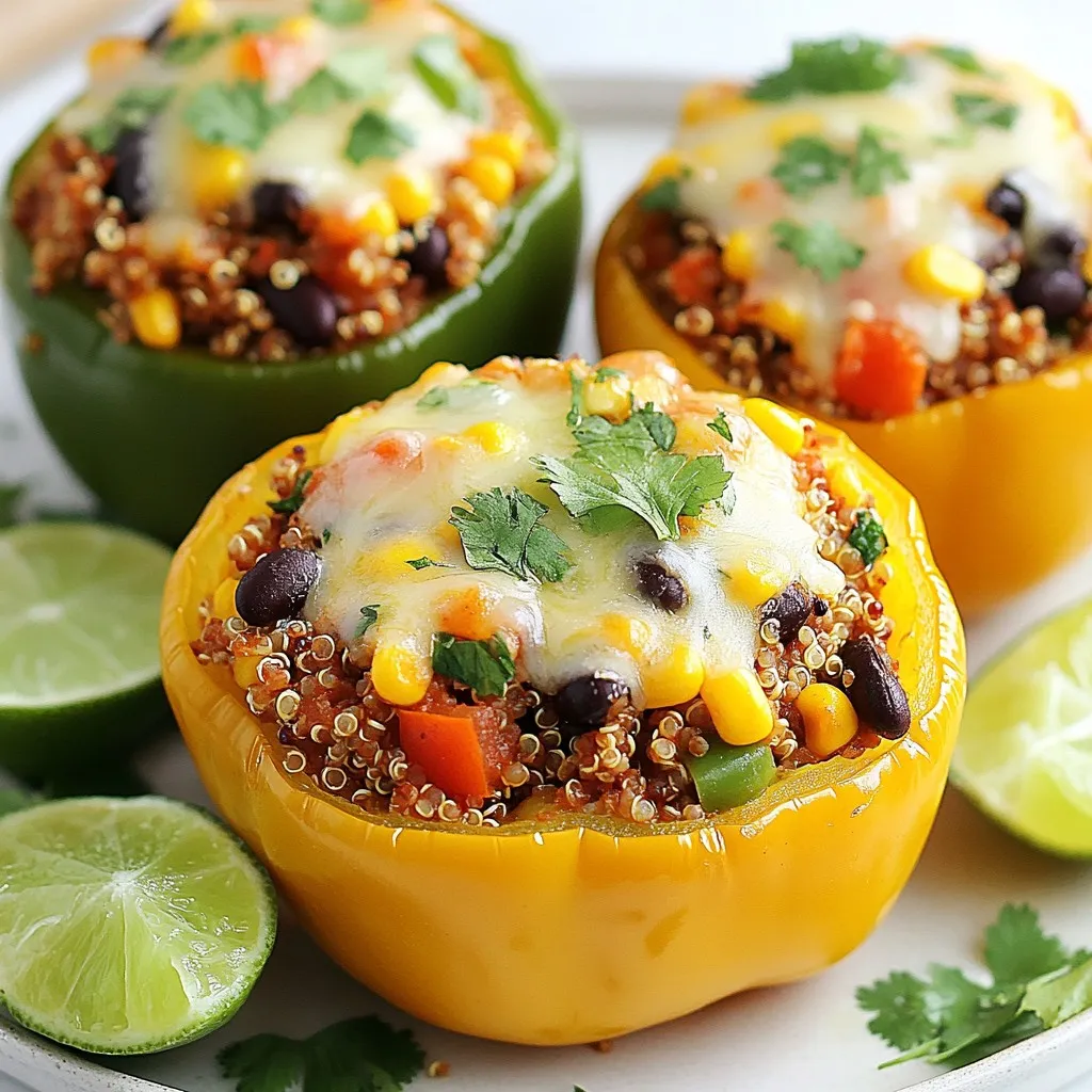 Quinoa Stuffed Peppers Tasty and Nutritious Meal