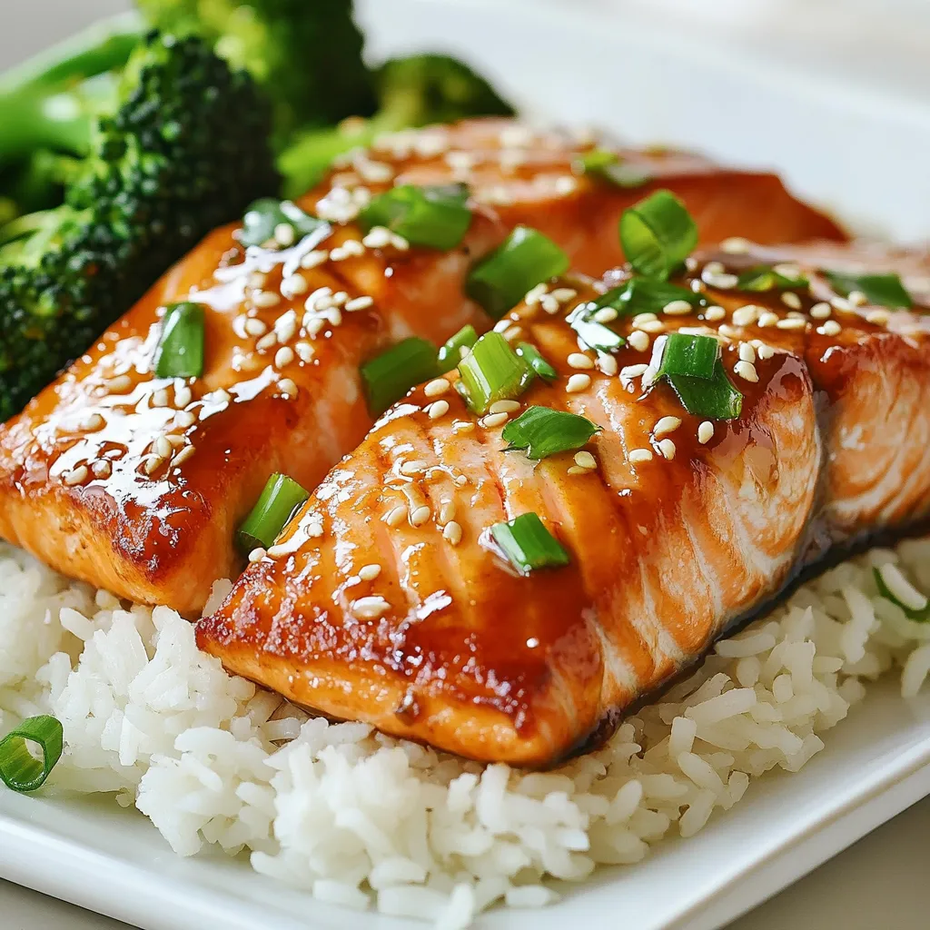 Teriyaki Glazed Salmon Flavorful and Simple Dish