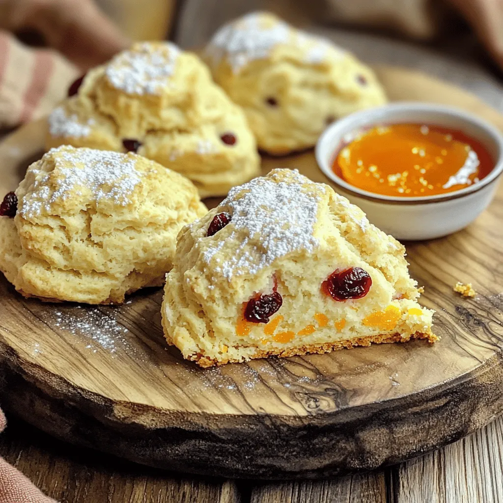 Cranberry Orange Scones Tasty and Simple Recipe