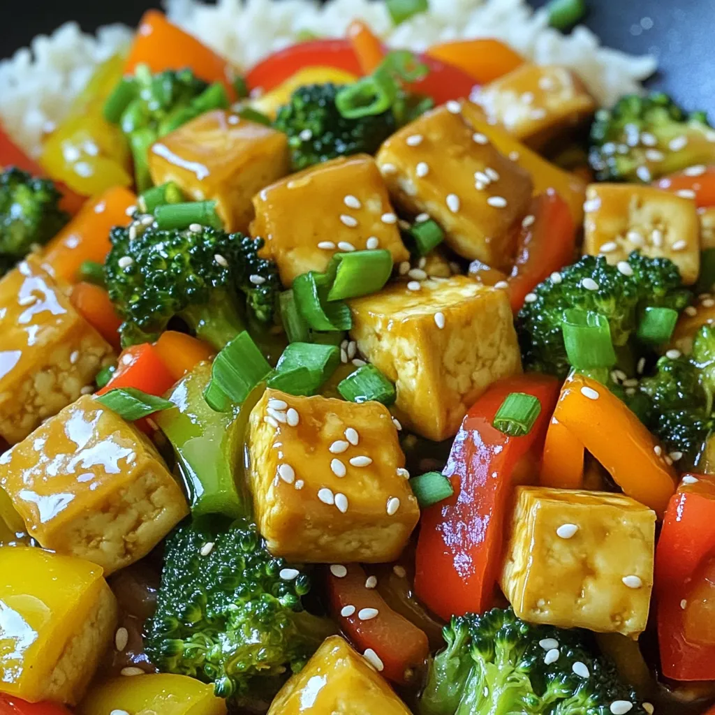 Minute Sesame Garlic Tofu Stir-Fry Simple Delight