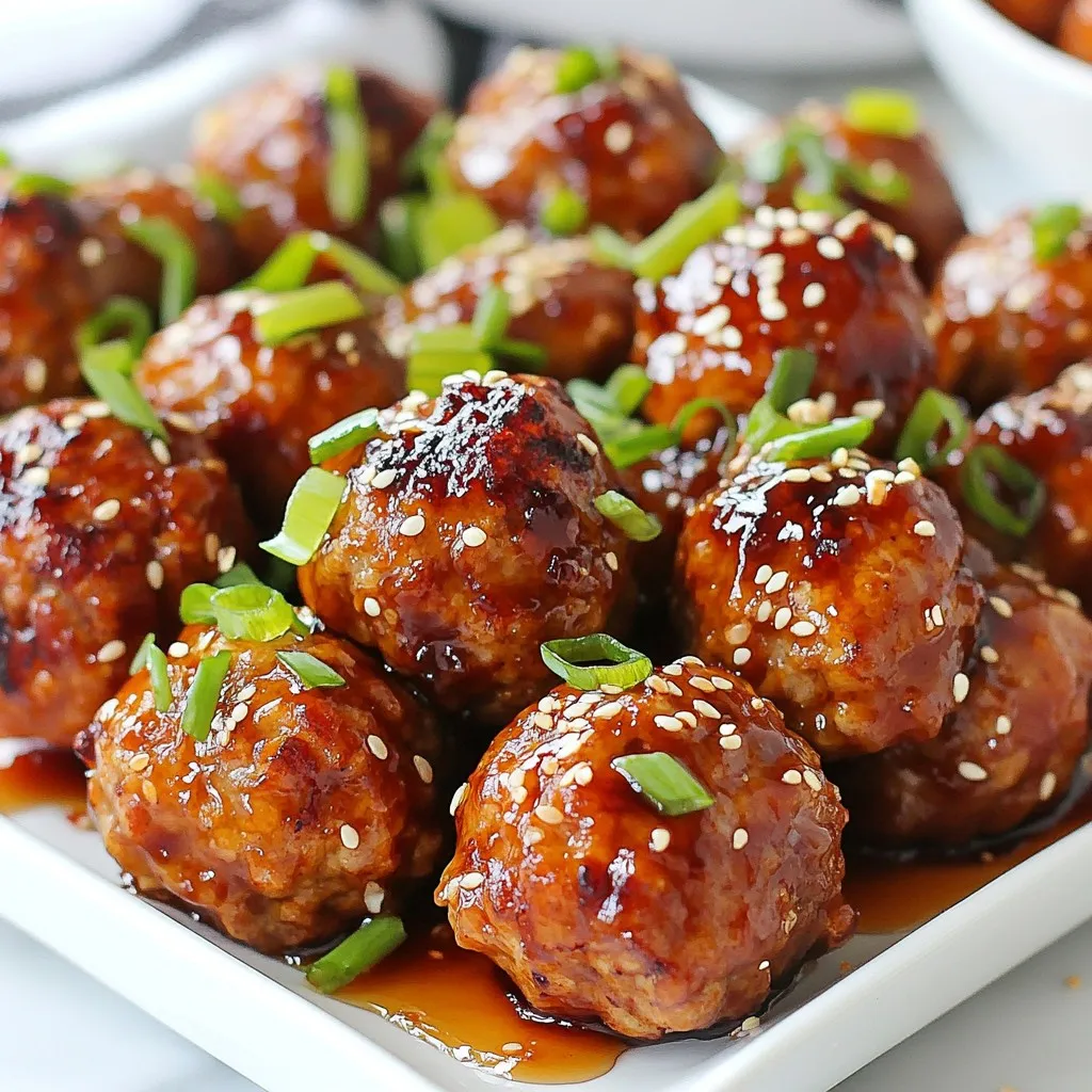 Savory Honey Garlic Meatballs Easy Dinner Recipe