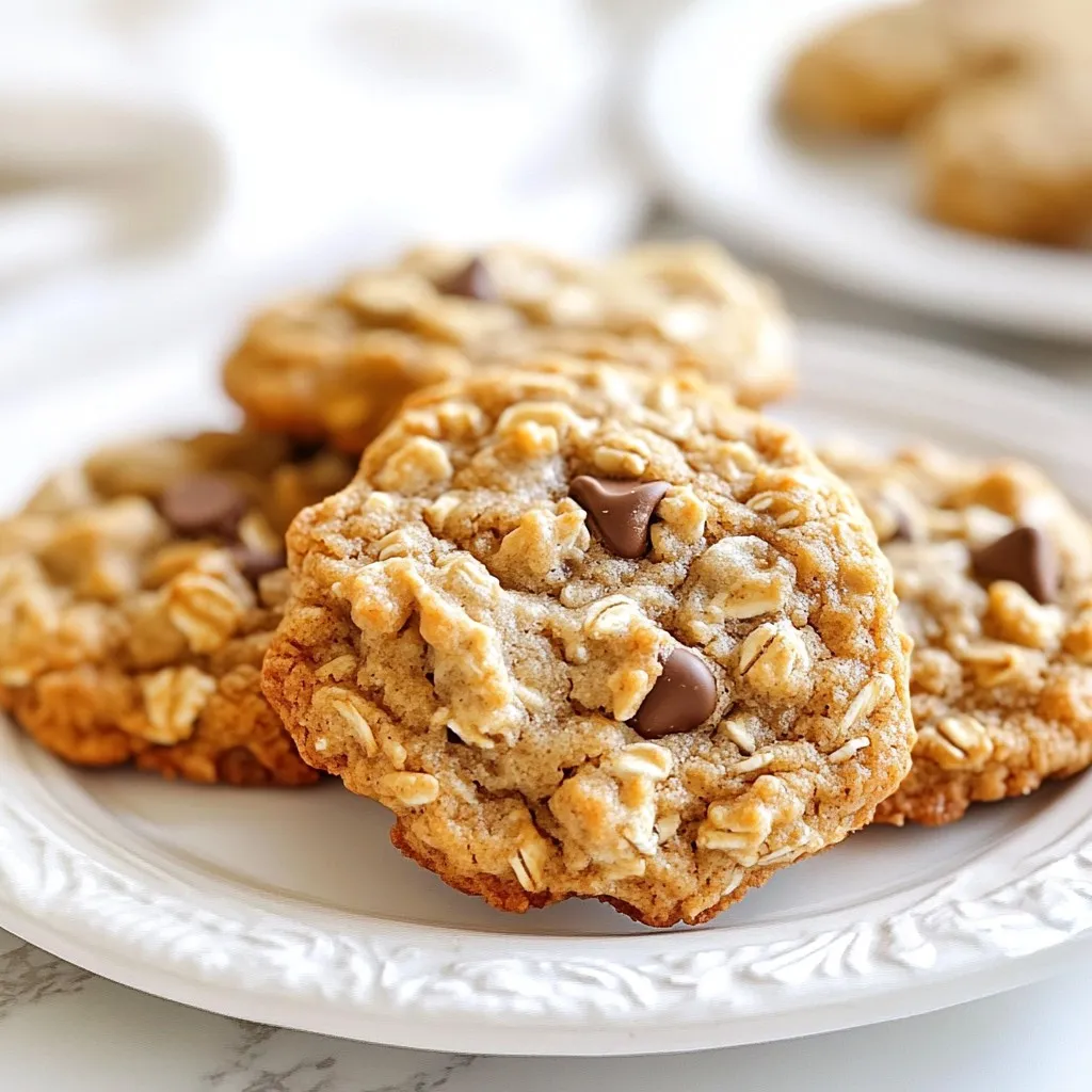 Peanut Butter Banana Oat Cookies Delightful and Simple