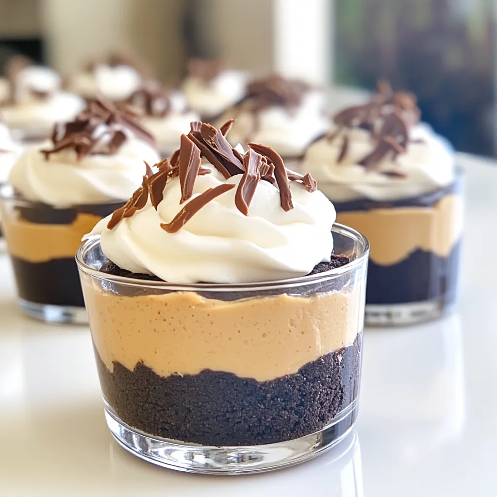 Chocolate Peanut Butter Cheesecake Cups Easy No Bake