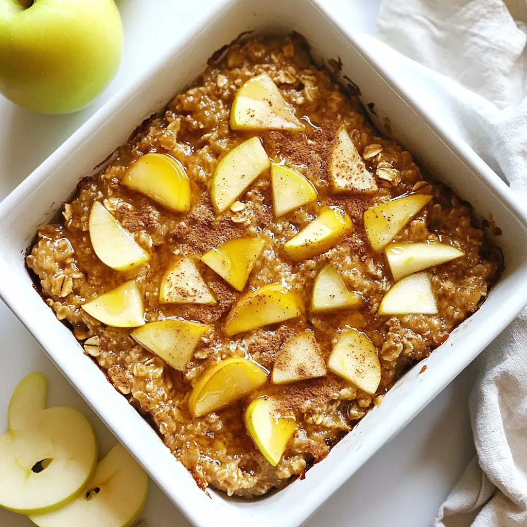 Apple Cinnamon Baked Oatmeal Cozy and Comforting Dish