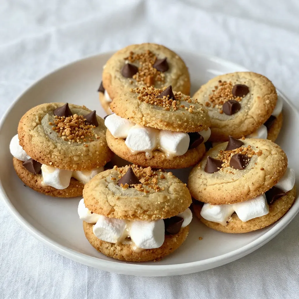 S'mores Stuffed Cookies Delightful Sweet Treat Recipe
