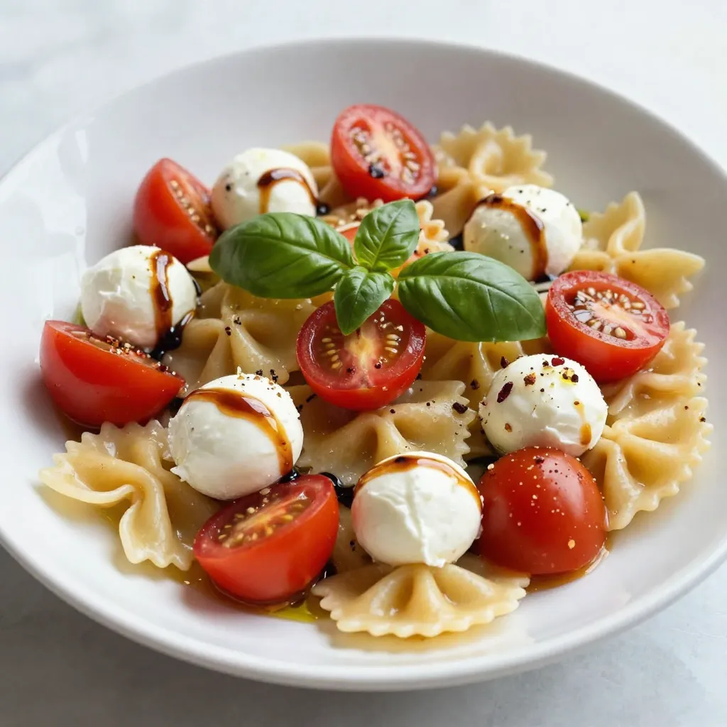 Tomato Basil Caprese Pasta Salad Flavorful and Fresh