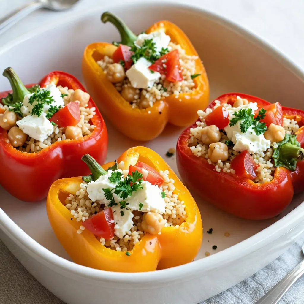 Greek Stuffed Bell Peppers Flavorful and Healthy Meal