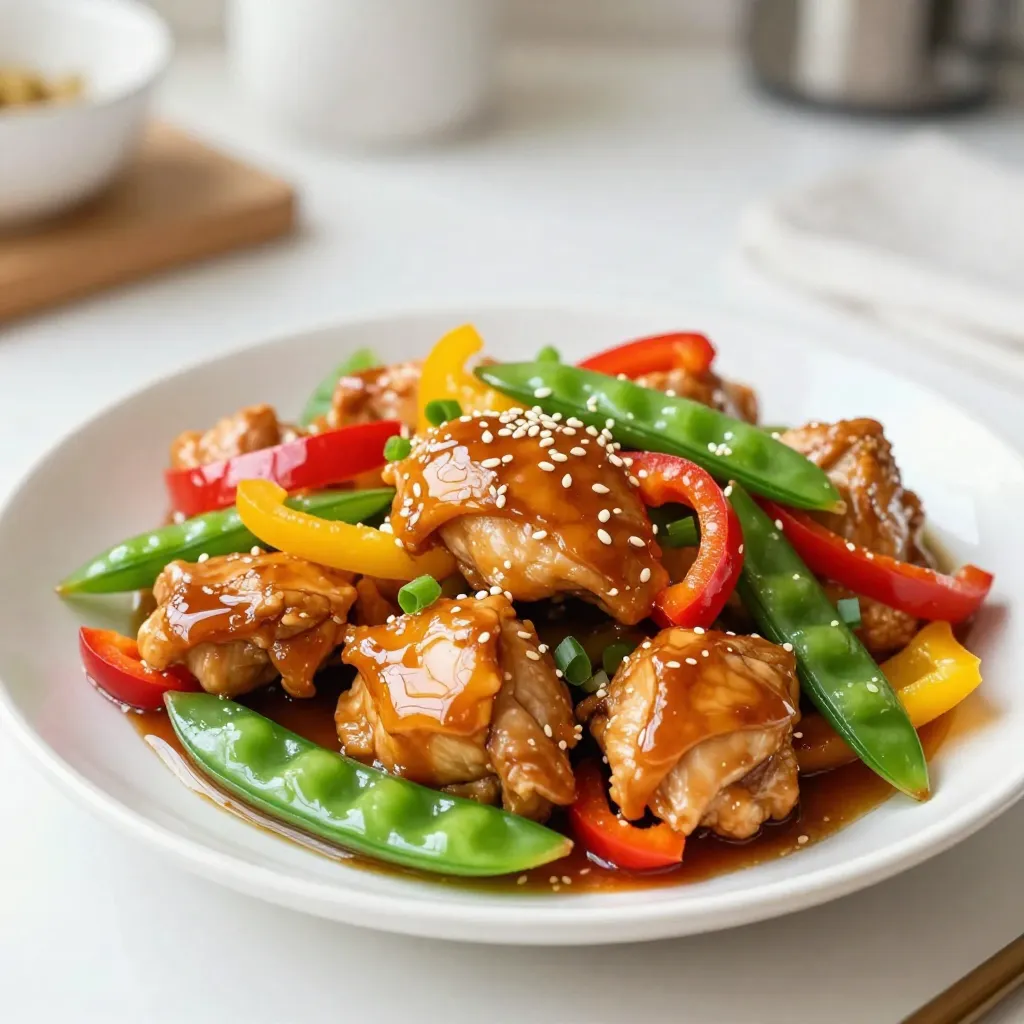 Honey Garlic Chicken Stir Fry Flavorful and Simple Meal