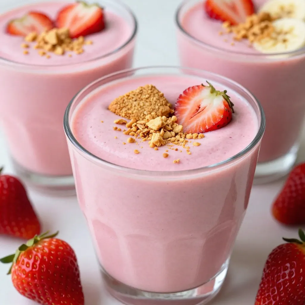 Strawberry Cheesecake Smoothie Delightful Creamy Treat
