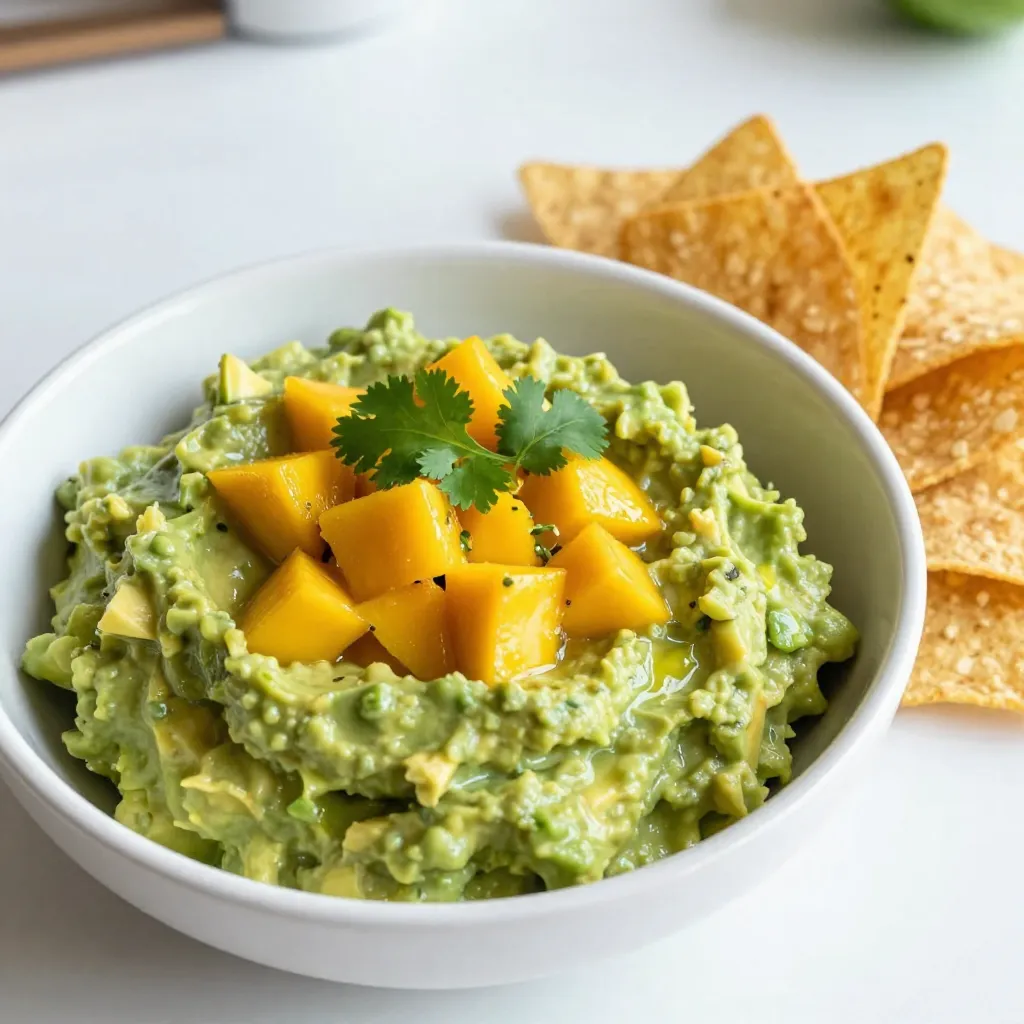 Spicy Mango Guacamole Flavorful and Easy Recipe