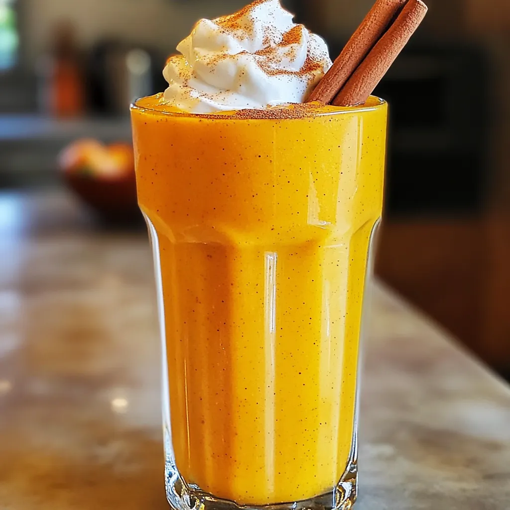 Pumpkin Pie Smoothie Flavorful and Nutritious Drink
