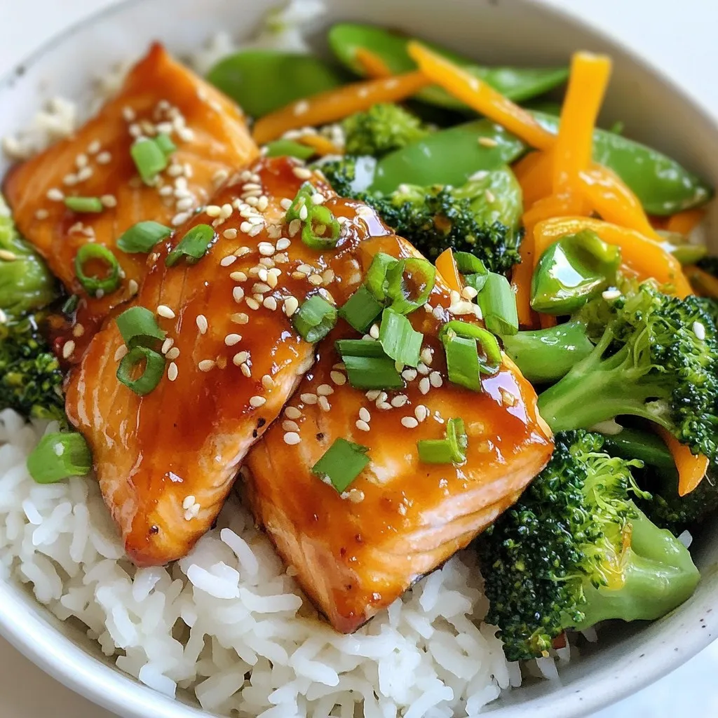 Teriyaki Salmon Rice Bowls Flavorful Weeknight Meal