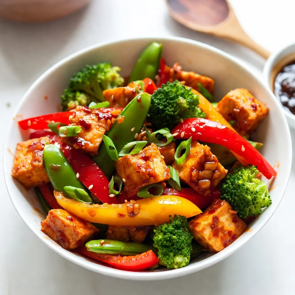 Sweet Chili Garlic Tofu Stir Fry Delightful and Easy