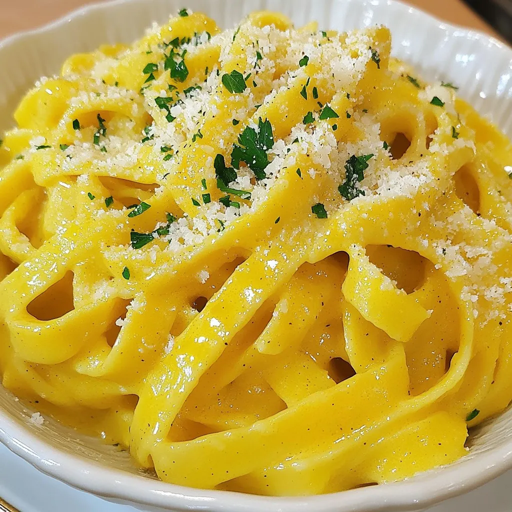 Creamy Pumpkin Alfredo Rich and Flavorful Delight