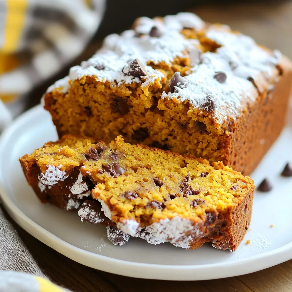 Chocolate Chip Pumpkin Bread Simple and Tasty Recipe
