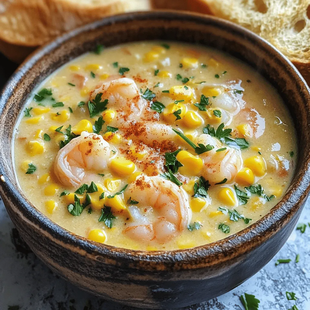 Savory Shrimp &#038; Corn Chowder Simple and Comforting Dish