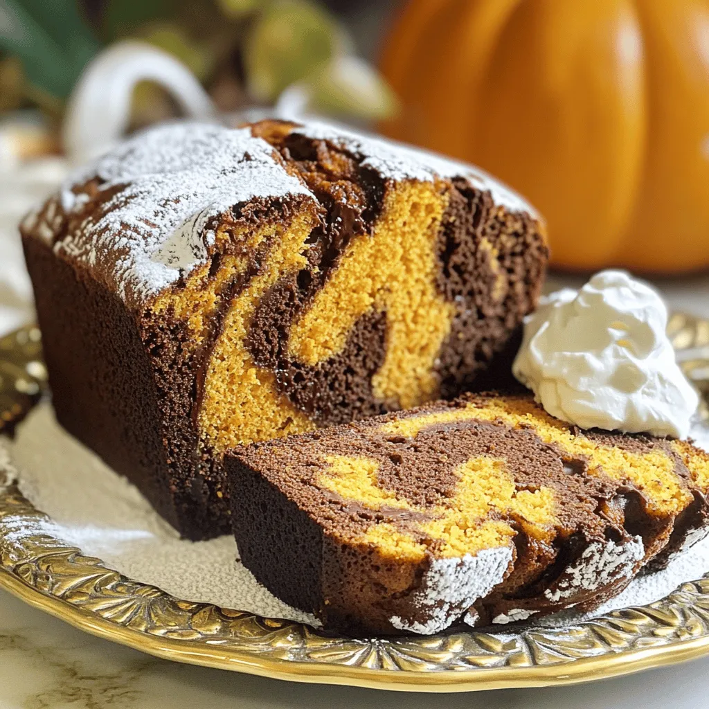 Chocolate Pumpkin Marble Bread Delicious and Easy Recipe