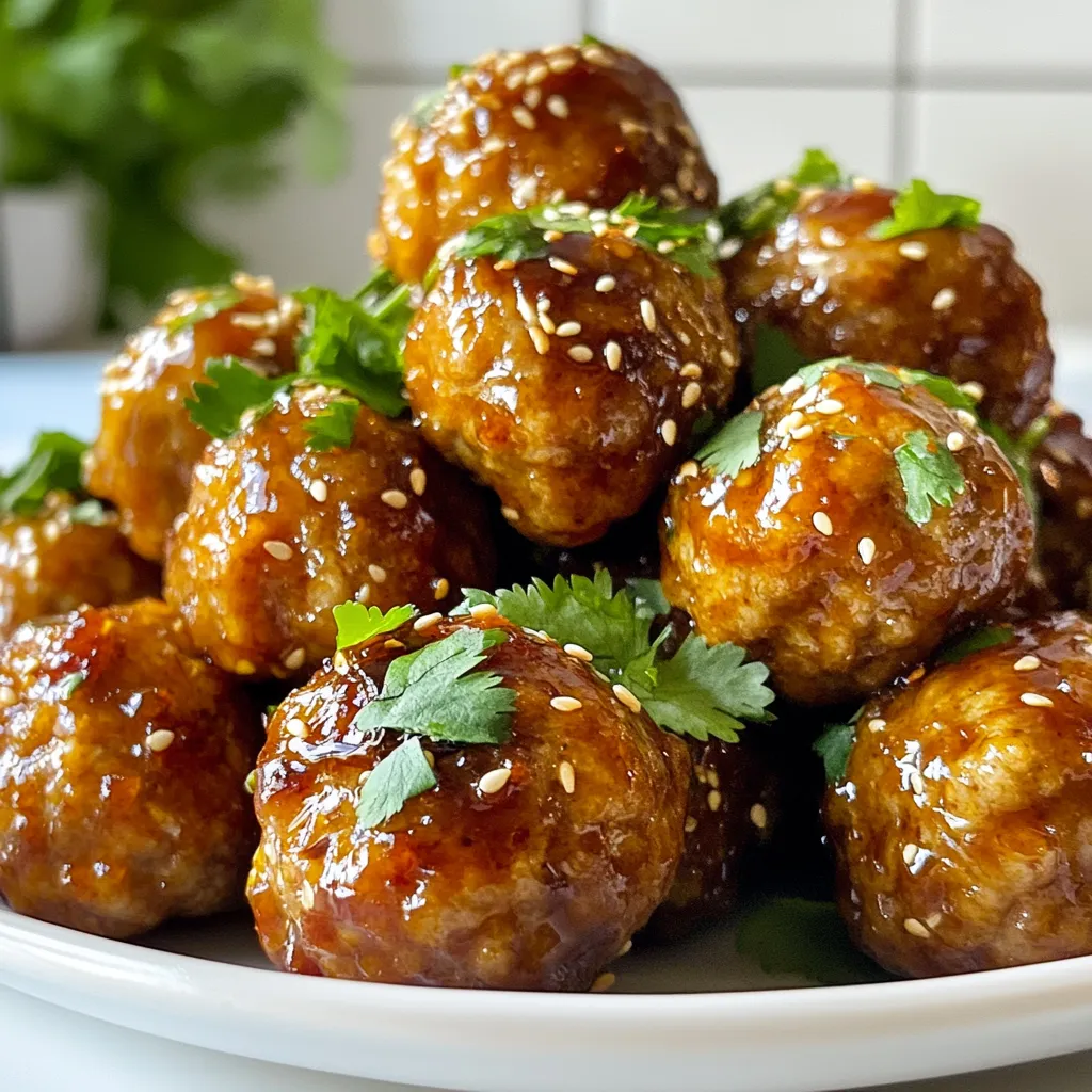 Teriyaki Turkey Meatballs Savory and Simple Recipe
