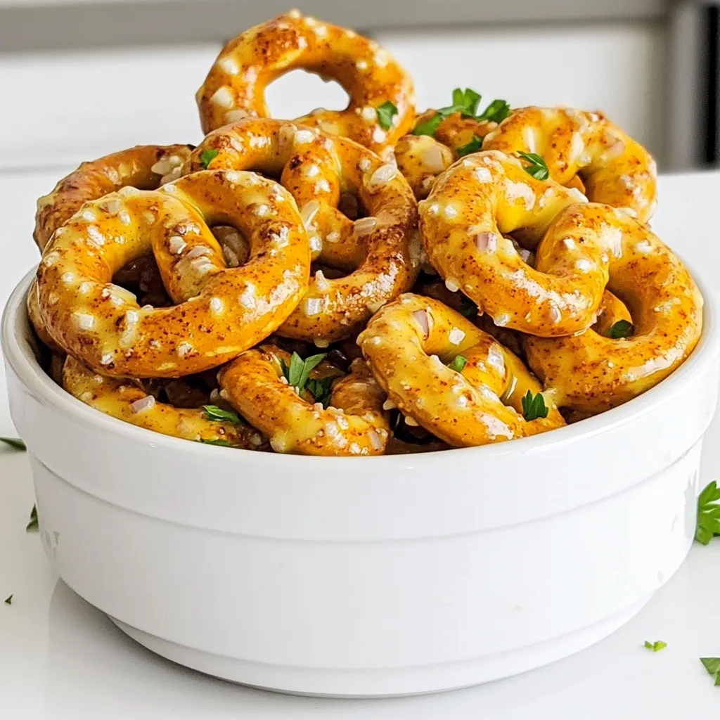 Spicy Ranch Pretzels Crunchy and Flavorful Snack