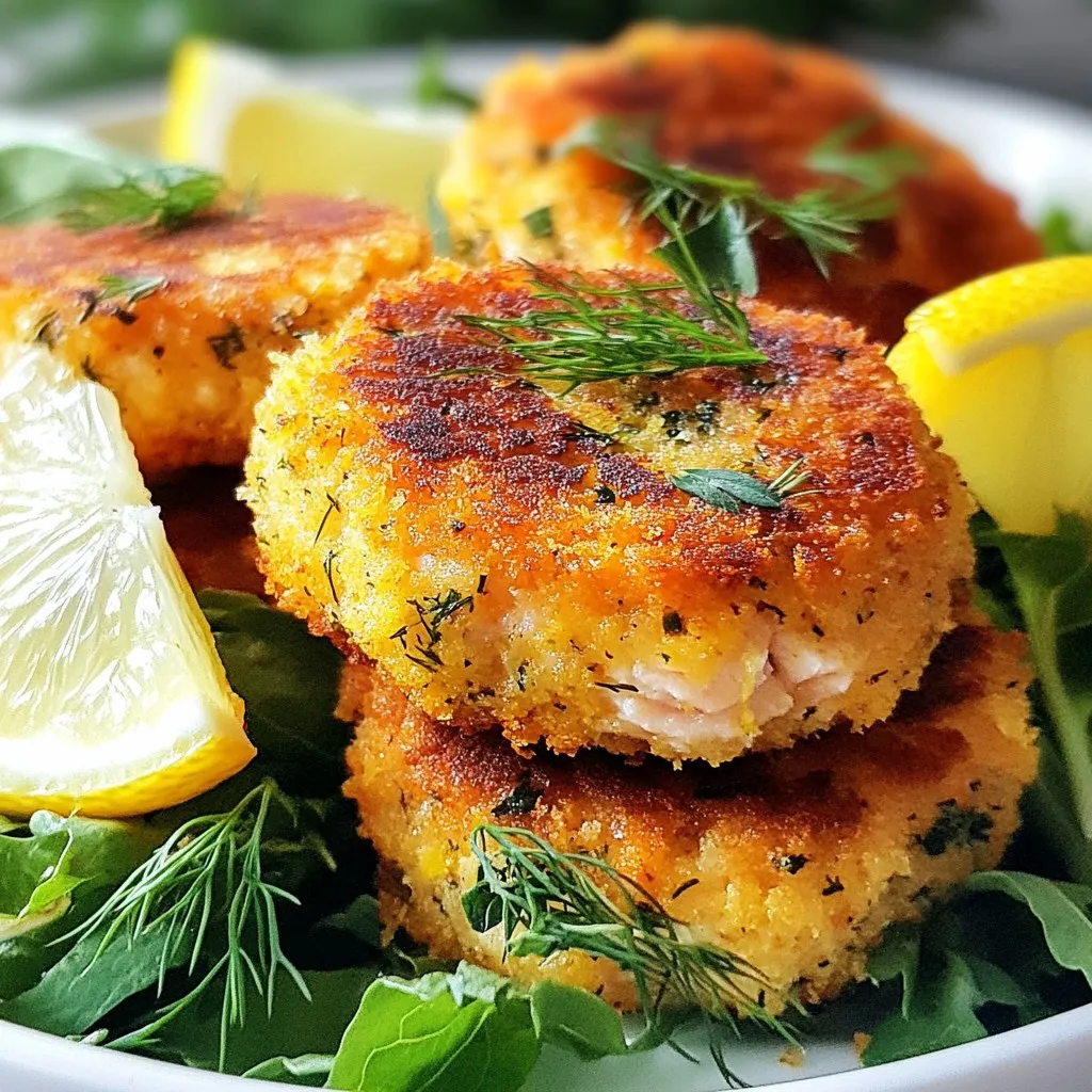 Lemon Dill Salmon Patties Flavorful and Easy Recipe