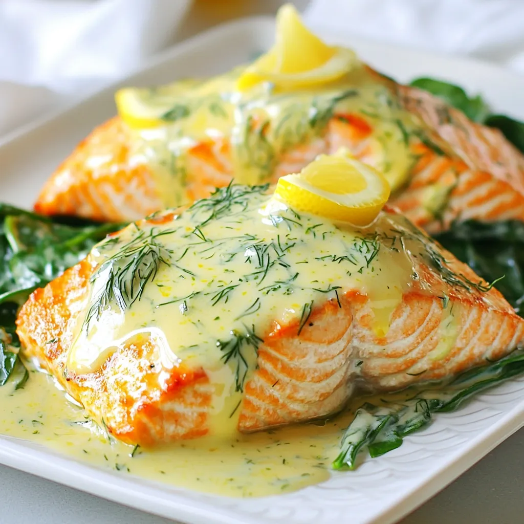 Creamy Lemon Dill Salmon Flavorful and Easy Recipe
