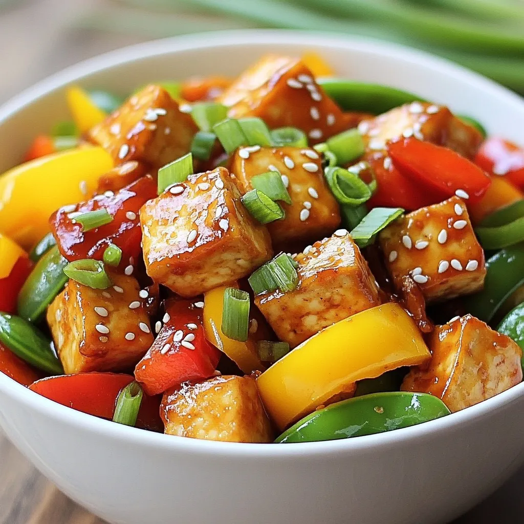 Sweet Chili Tofu Stir-Fry Flavorful and Easy Recipe