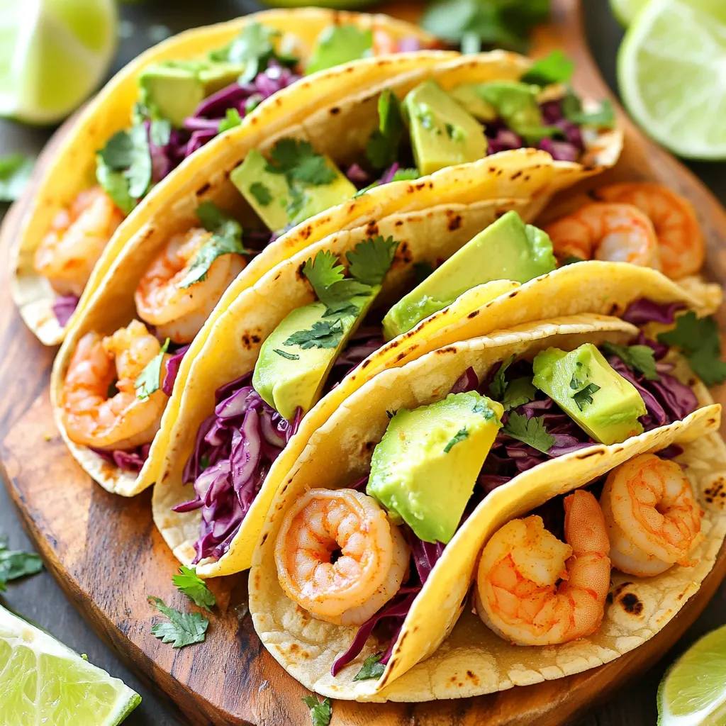 Garlic Butter Shrimp Tacos Ready in 15 Minutes
