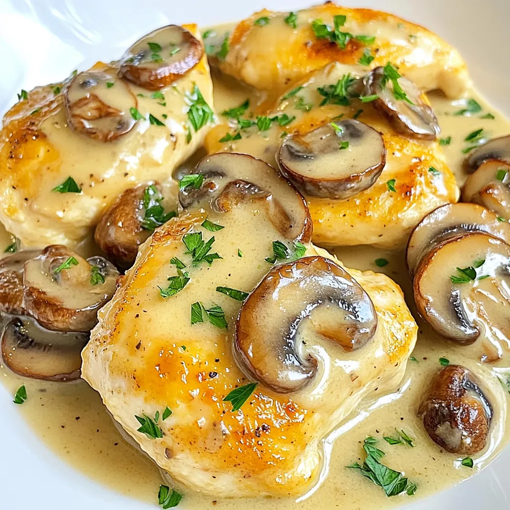 Creamy Mushroom Marsala Chicken Tasty and Simple Meal