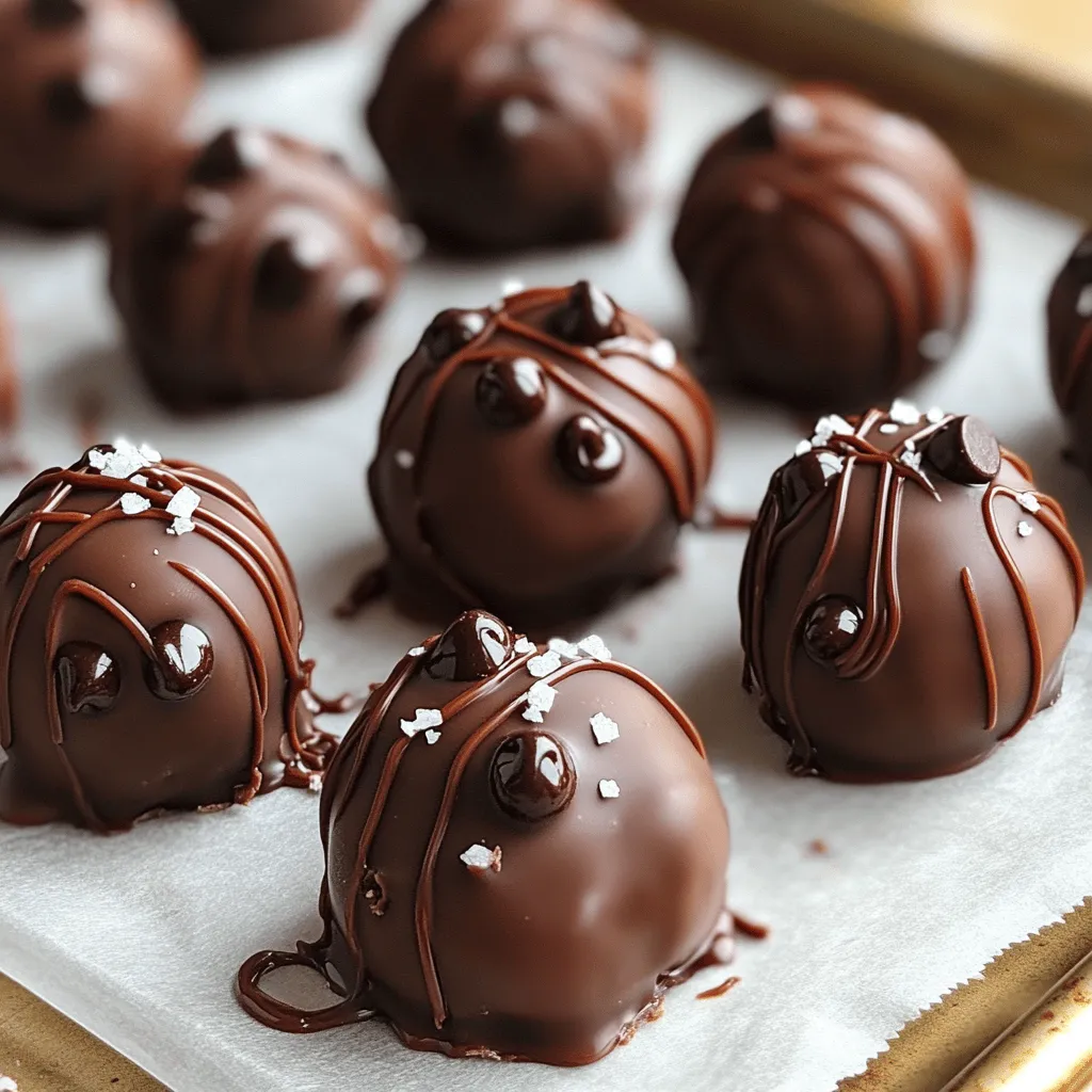 Chocolate Chip Cookie Dough Truffles Irresistible Treat